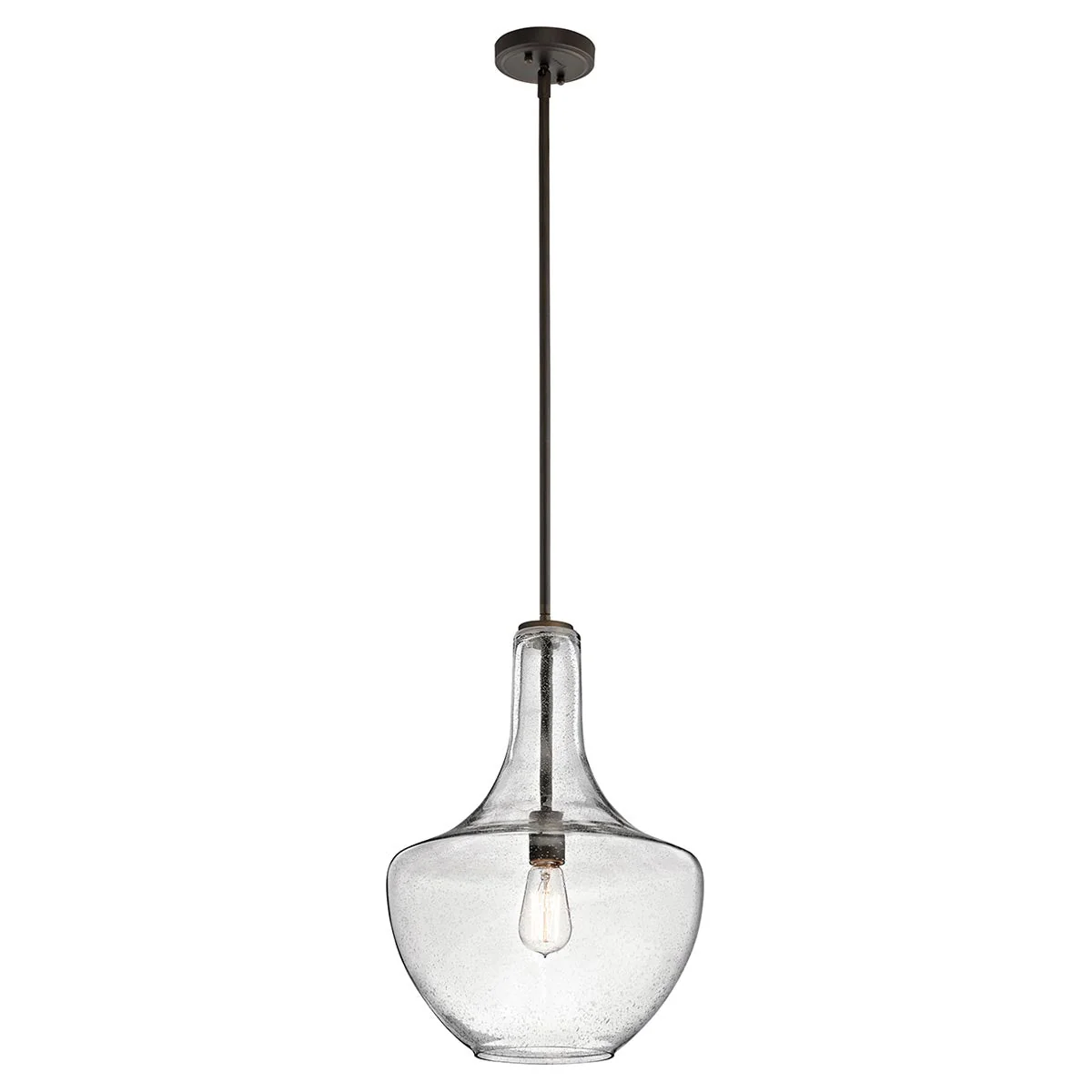 Everly 1Lt Pendant – Chrome/Bronze - Image 4