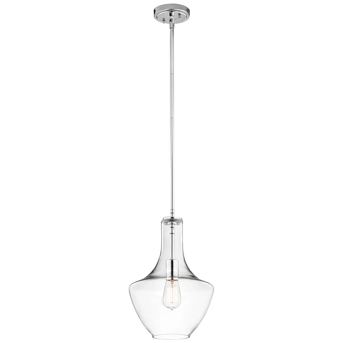 Everly 1Lt Pendant – Chrome/Bronze - Image 5
