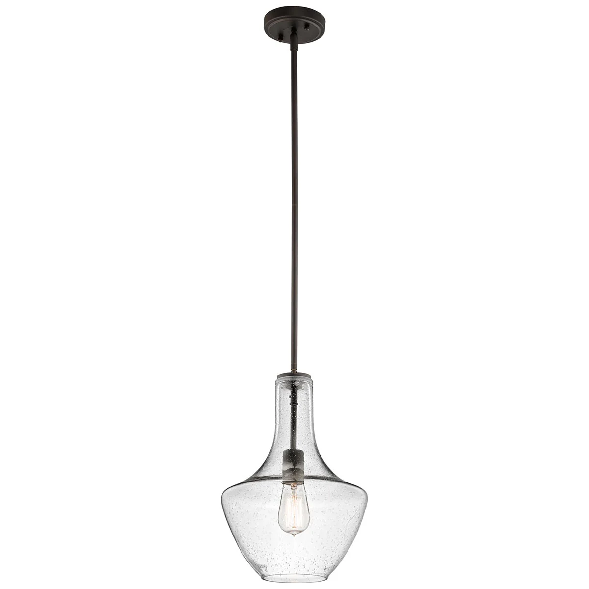 Everly 1Lt Pendant – Chrome/Bronze - Image 6