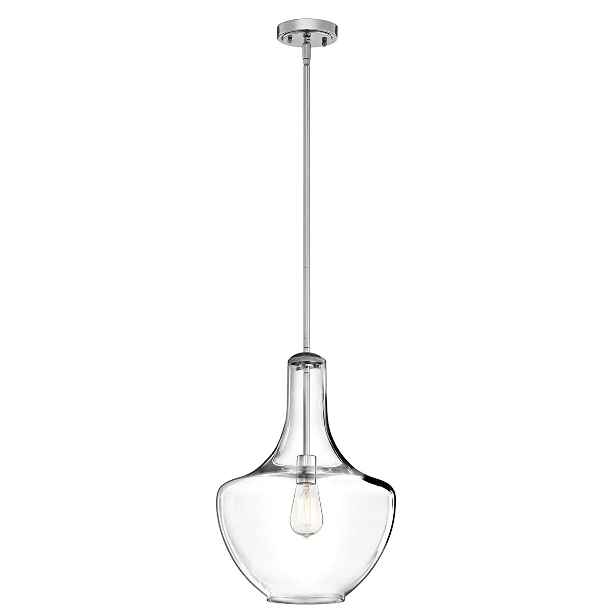 Everly 1Lt Pendant – Chrome/Bronze - Image 7