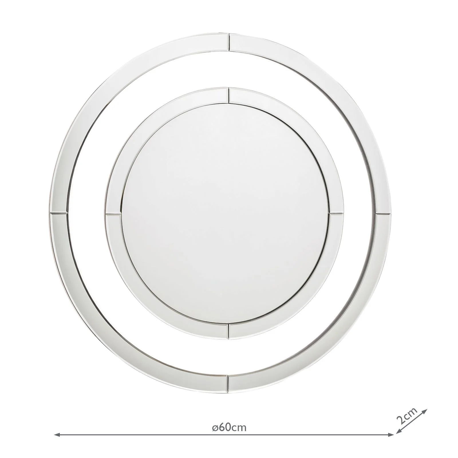 Evie Round Mirror Clear Frame - Small and Large - Image 5