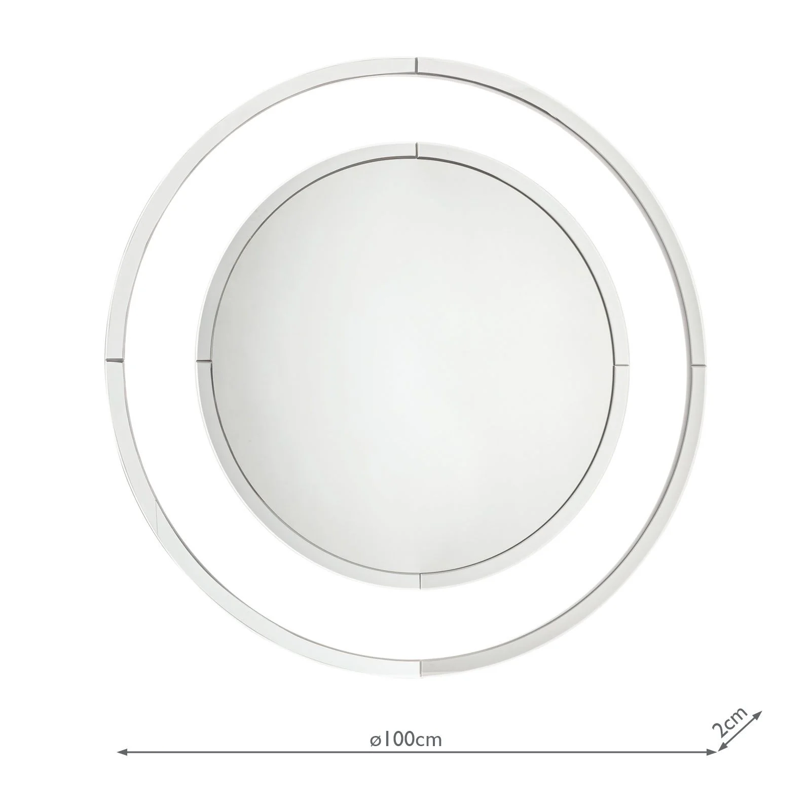 Evie Round Mirror Clear Frame - Small and Large - Image 8