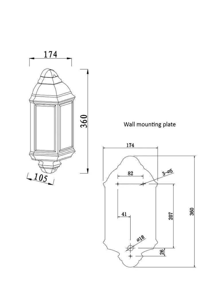 Winford Outdoor Flush Light IP44 - Black - Image 2