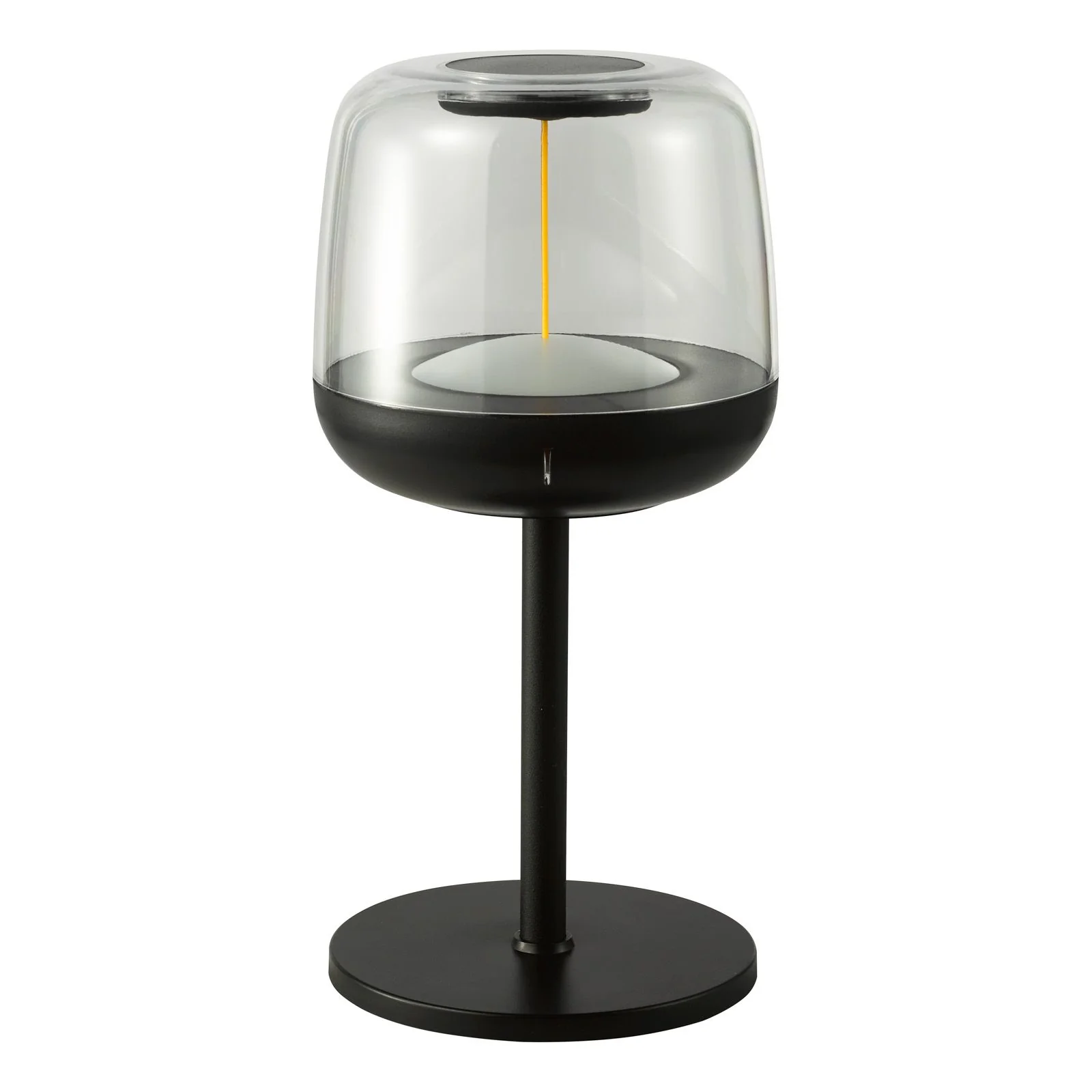 Ezera Rechargeable IP44 LED Outdoor Table Lamp- Black Finish - Image 2
