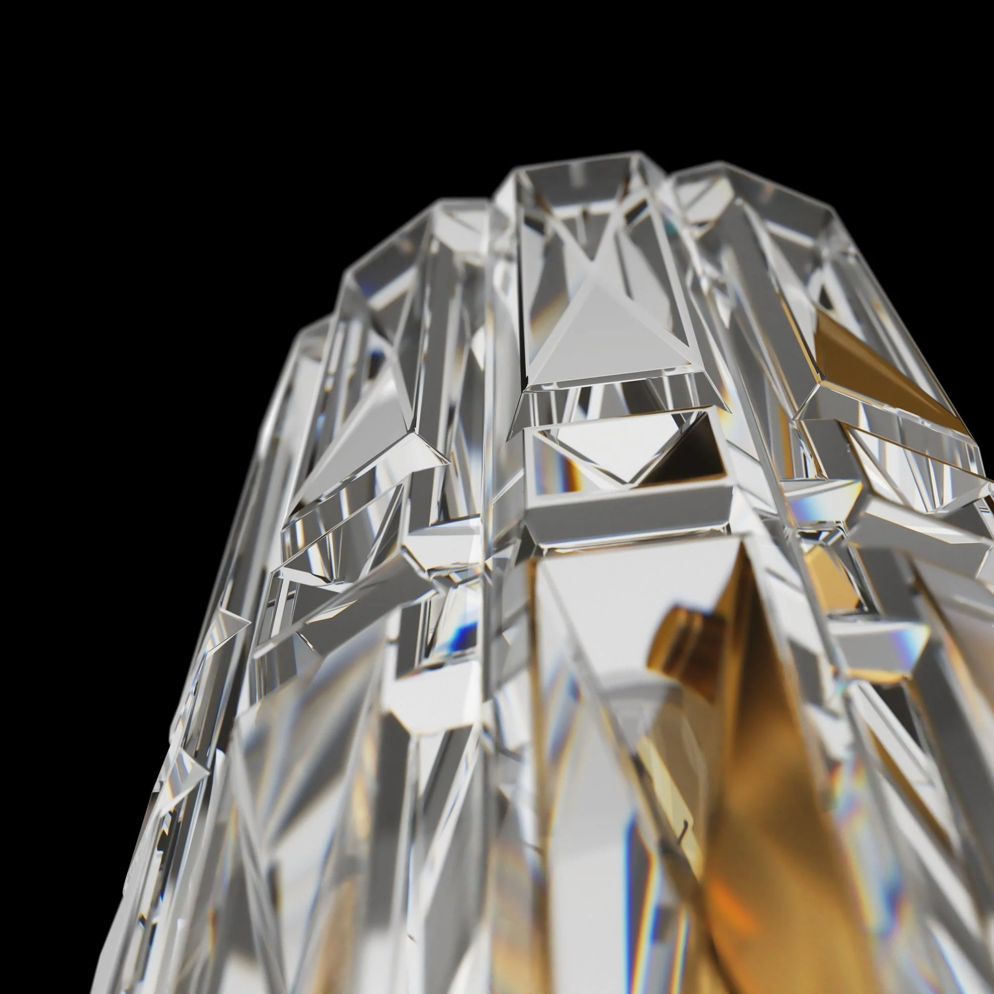 Facet 1lt/3lt Wall Light - Chrome/Gold - Image 13