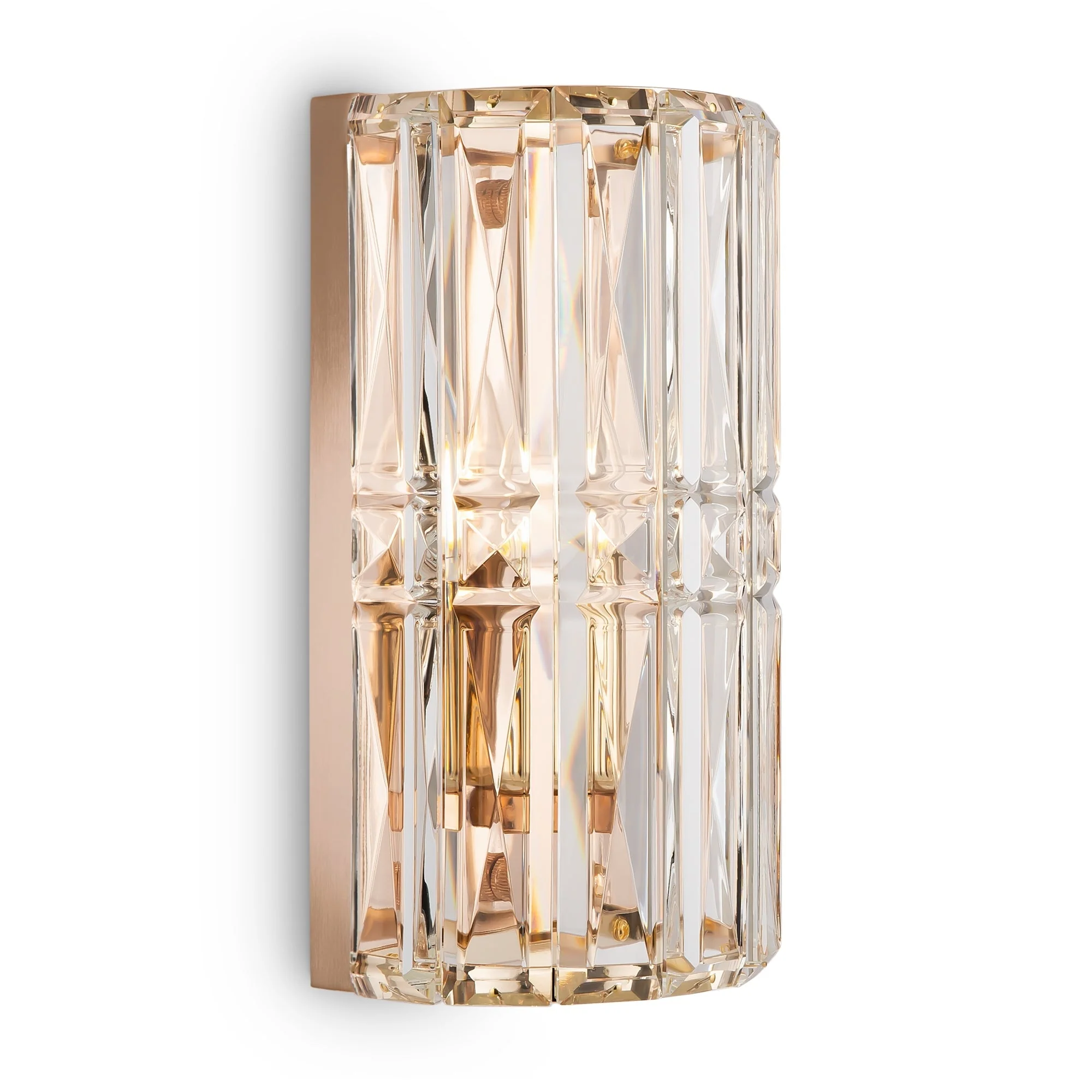 Facet 1lt/3lt Wall Light - Chrome/Gold - Image 2