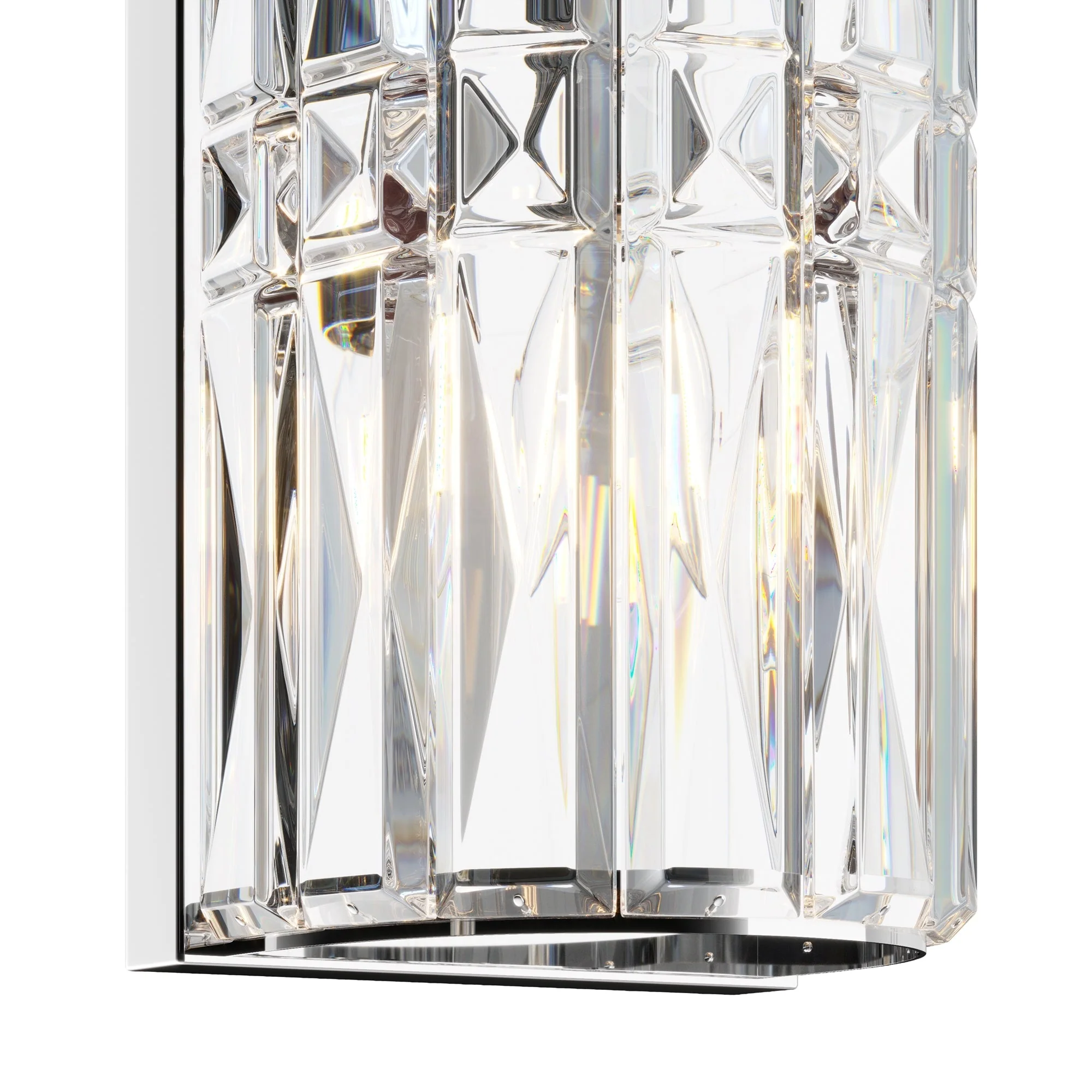 Facet 1lt/3lt Wall Light - Chrome/Gold - Image 28