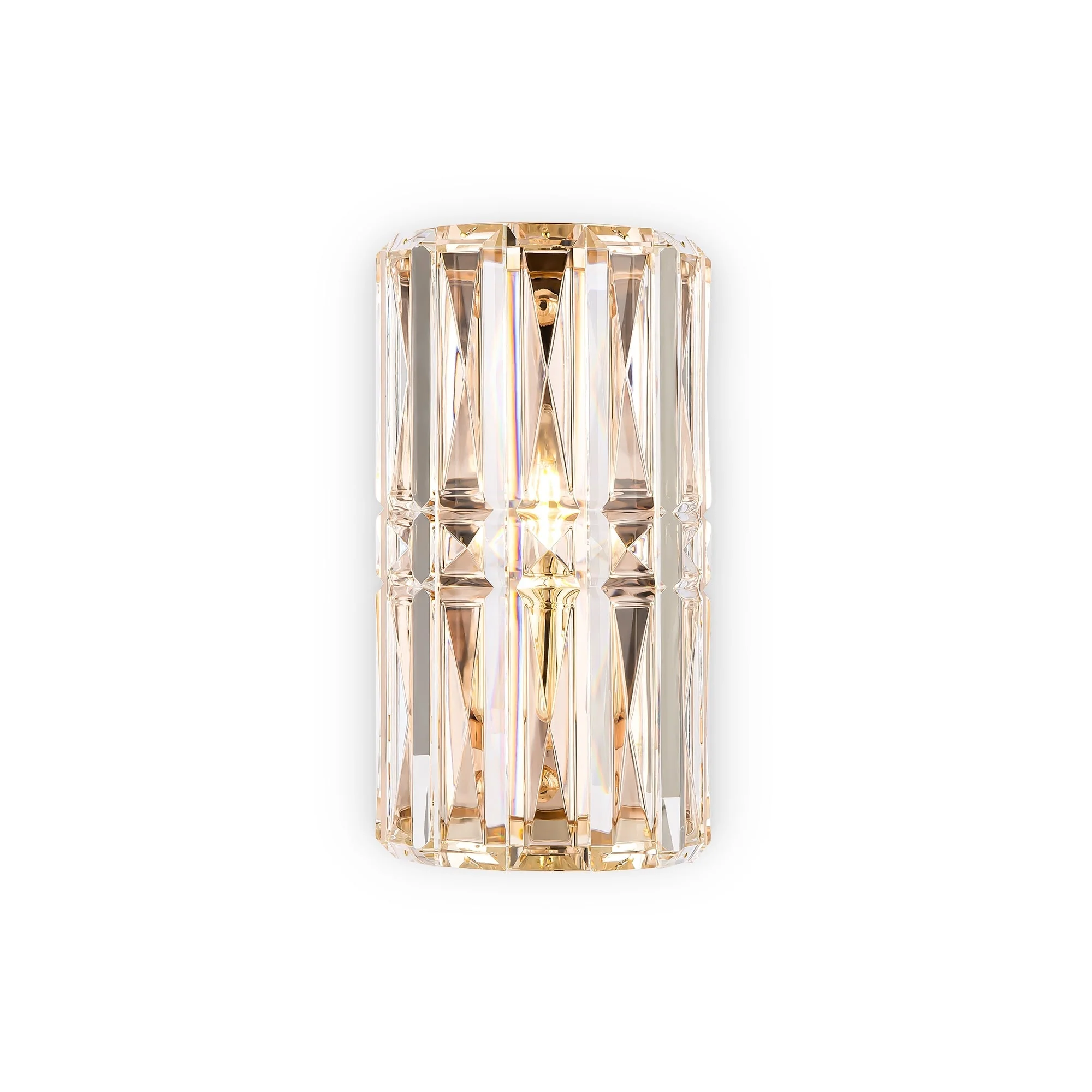 Facet 1lt/3lt Wall Light - Chrome/Gold - Image 3
