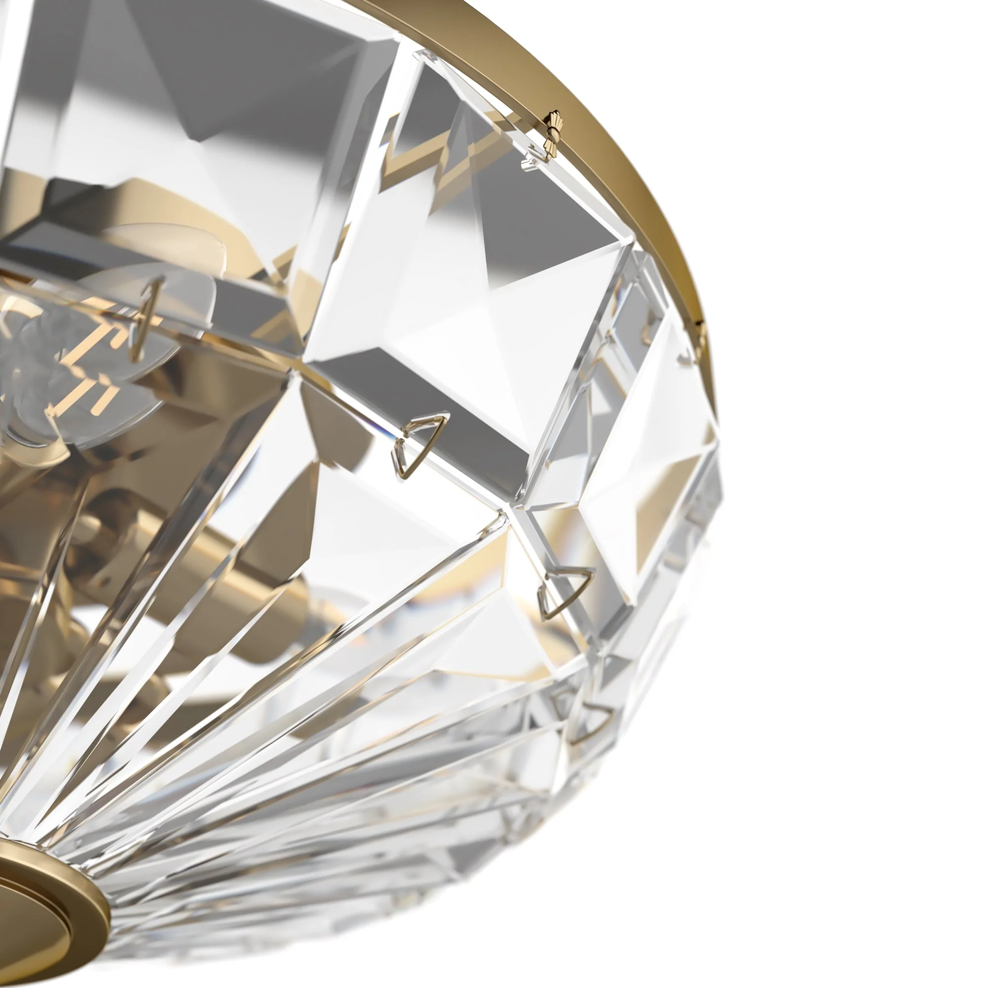 Facet Flush Ceiling Light - Image 2