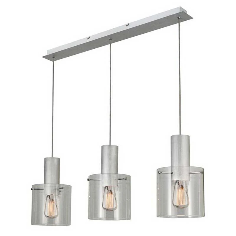 Fade 3Lt Linear Pendant - Various Colours - Image 2