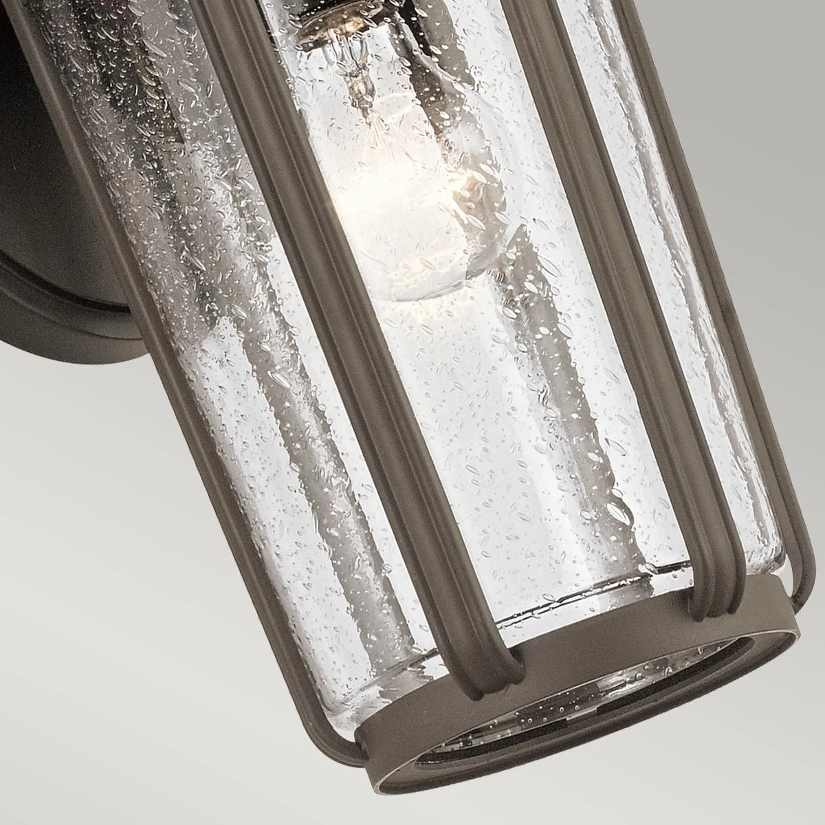 Fairfield 1 Light Medium/Large Outdoor Wall Lantern - Olde Bronze/Black E27 IP44 - Image 12