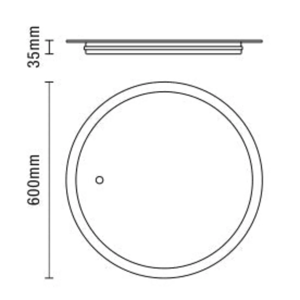Fal Round LED Mirror with Demist - Image 2