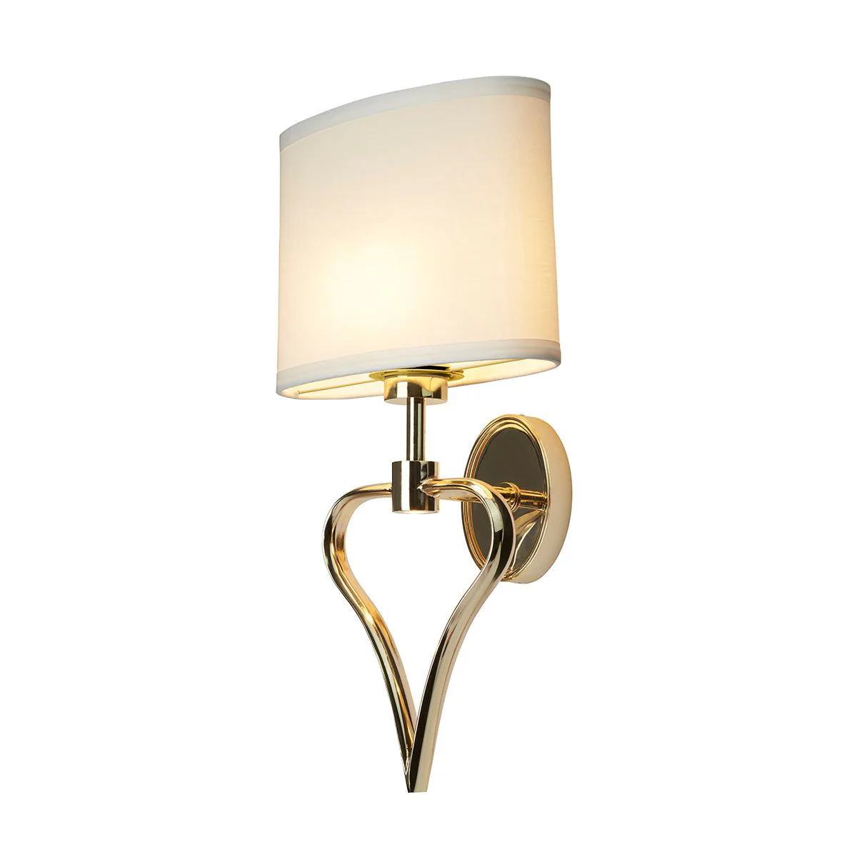 Falmouth 2 Light Wall Light IP44 – French Gold/Polished Chrome