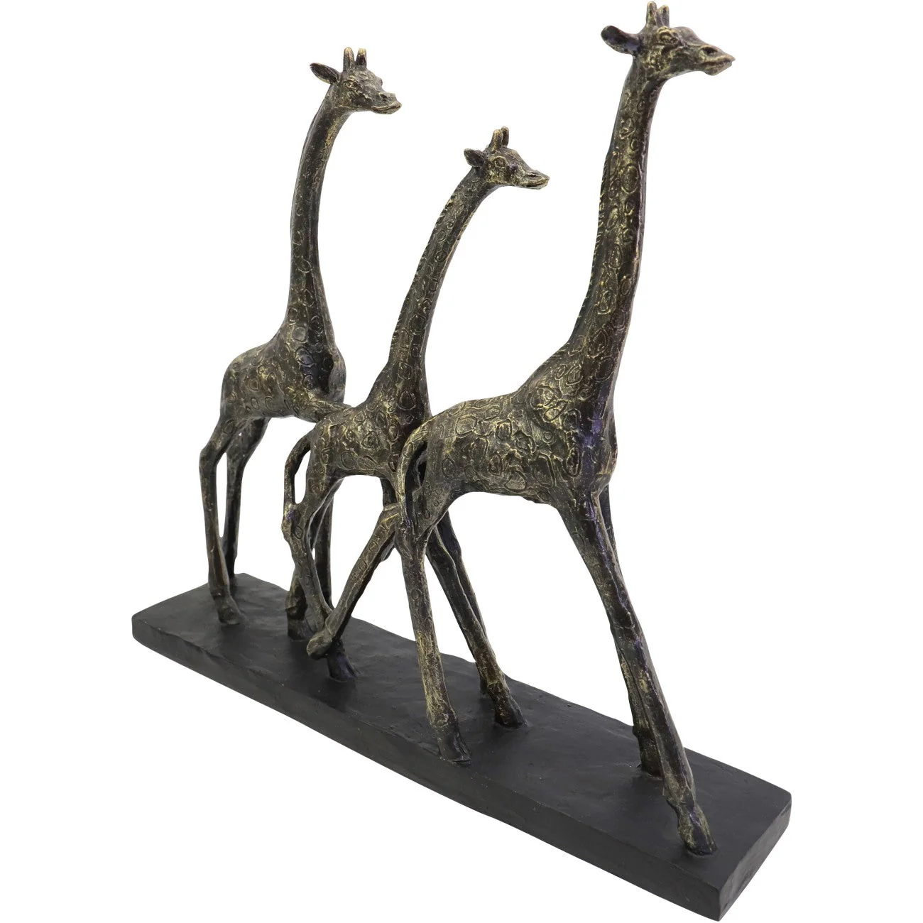 Family Of Three Giraffes Sculpture - Image 2