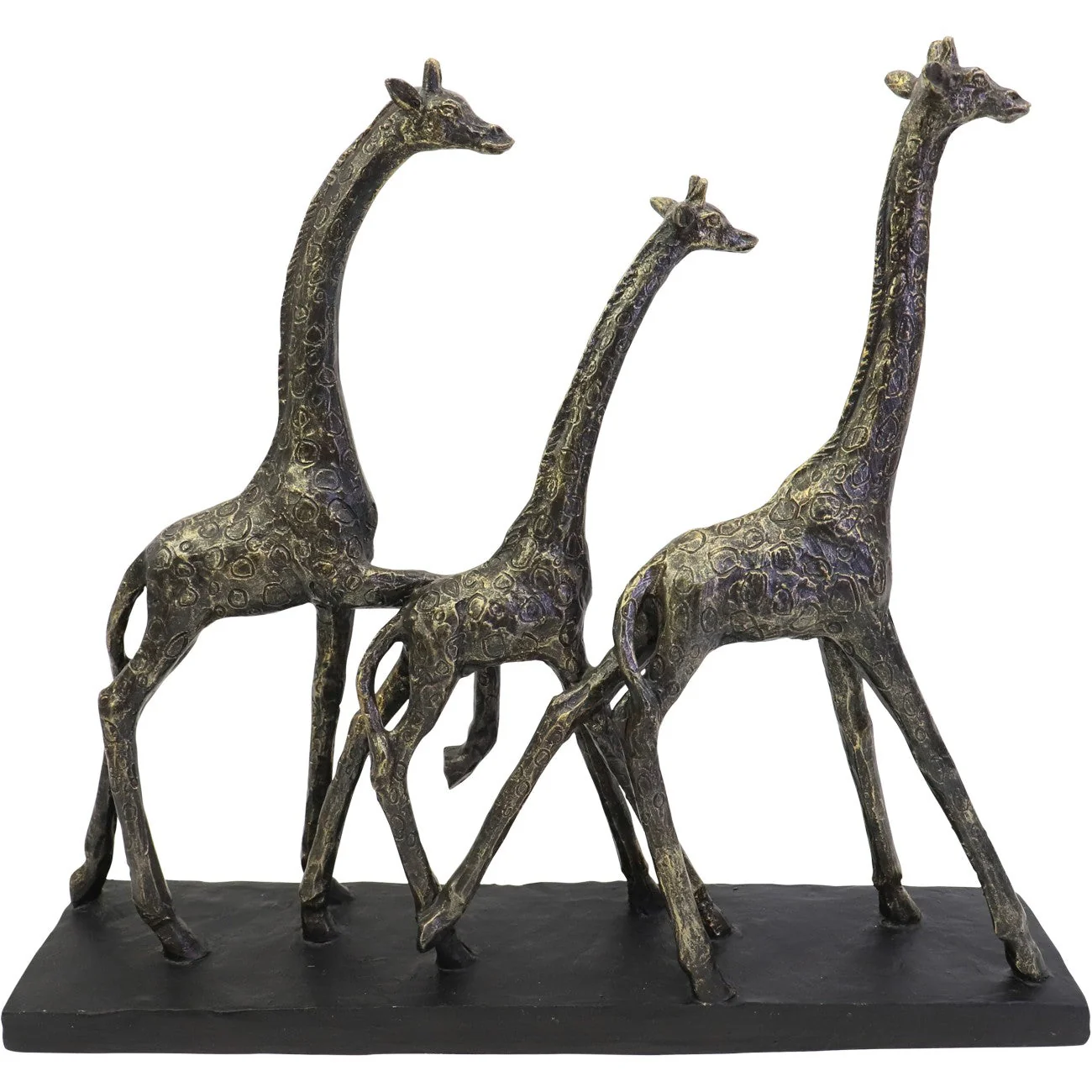 Family Of Three Giraffes Sculpture - Image 3