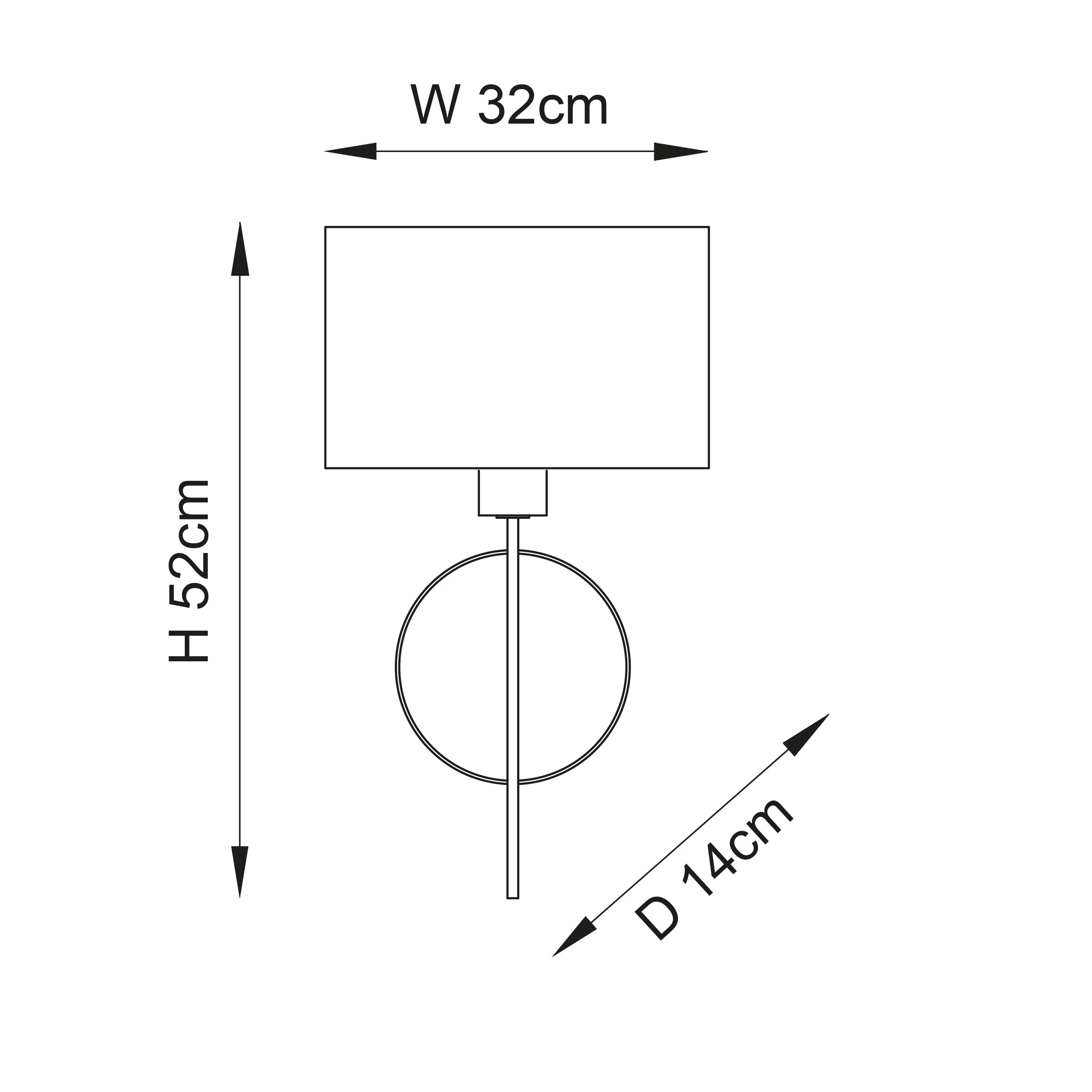 Faro Wall Light - Various Finishes - Image 8