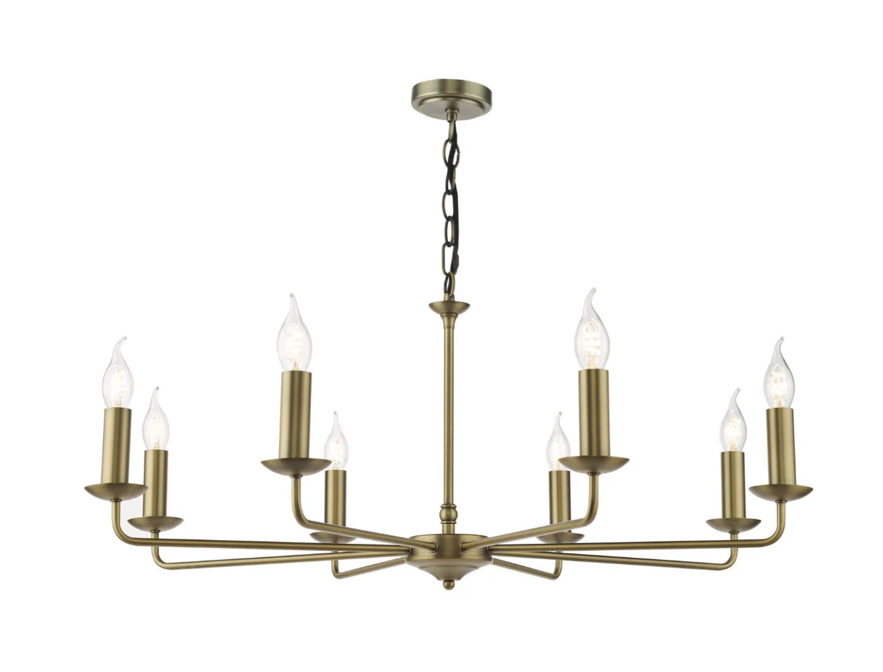 Favian 5/8 Light Pendant - Matt Bronze Fitting Only - Image 10