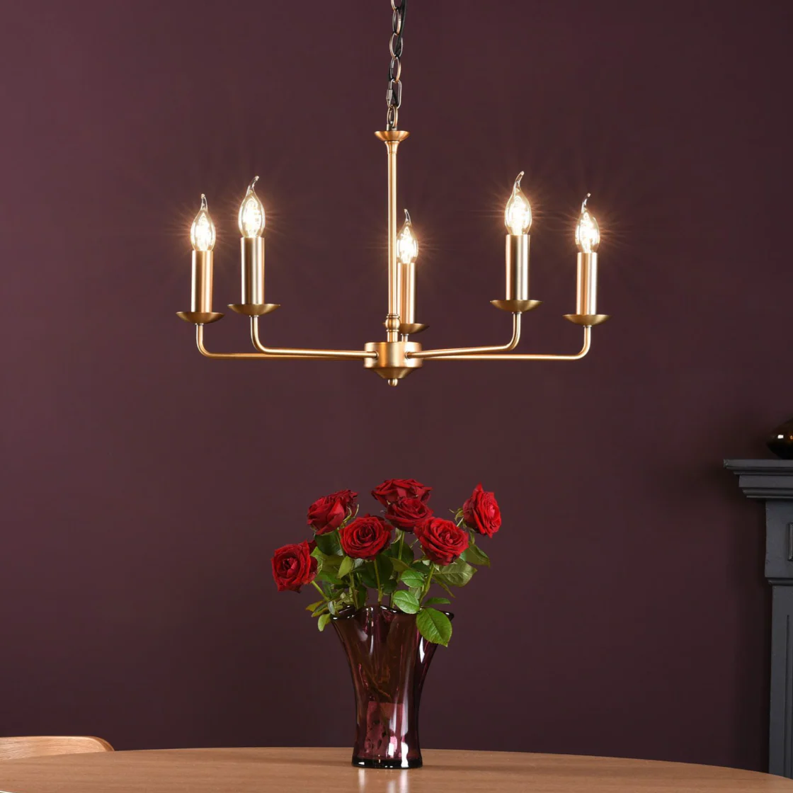 Favian 5/8 Light Pendant - Matt Bronze Fitting Only - Image 7