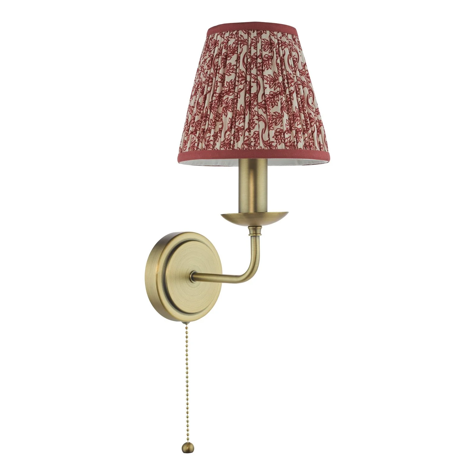 Favian Wall Light- Matt Bronze With  Red/ Green Shades - Image 2