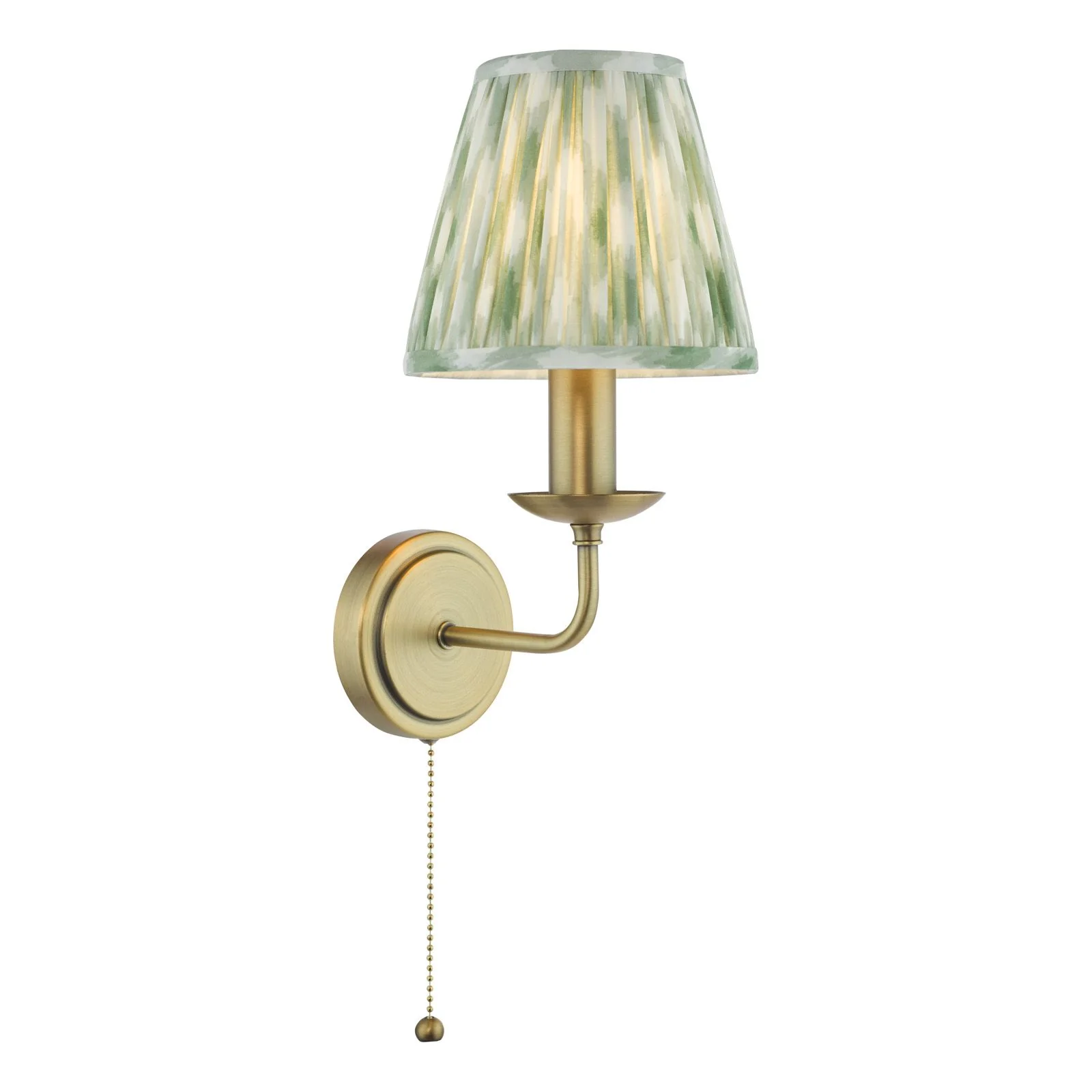 Favian Wall Light- Matt Bronze With  Red/ Green Shades - Image 5
