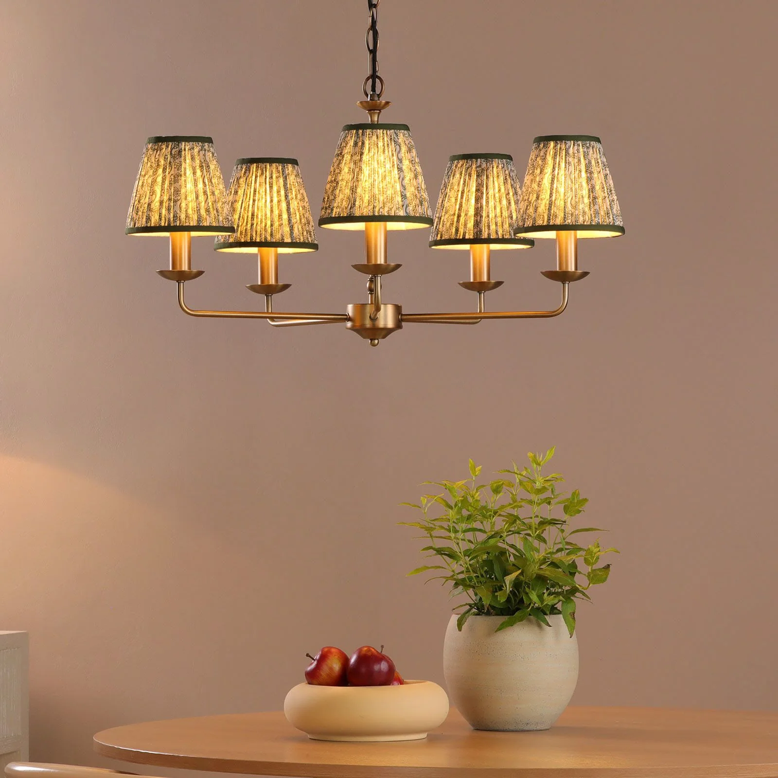 Favian Wall Light- Matt Bronze With  Red/ Green Shades - Image 8