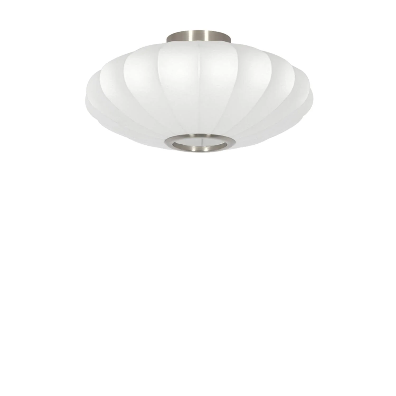 Fay Flush Ceiling Light- White/ Brown Finishes - Image 2