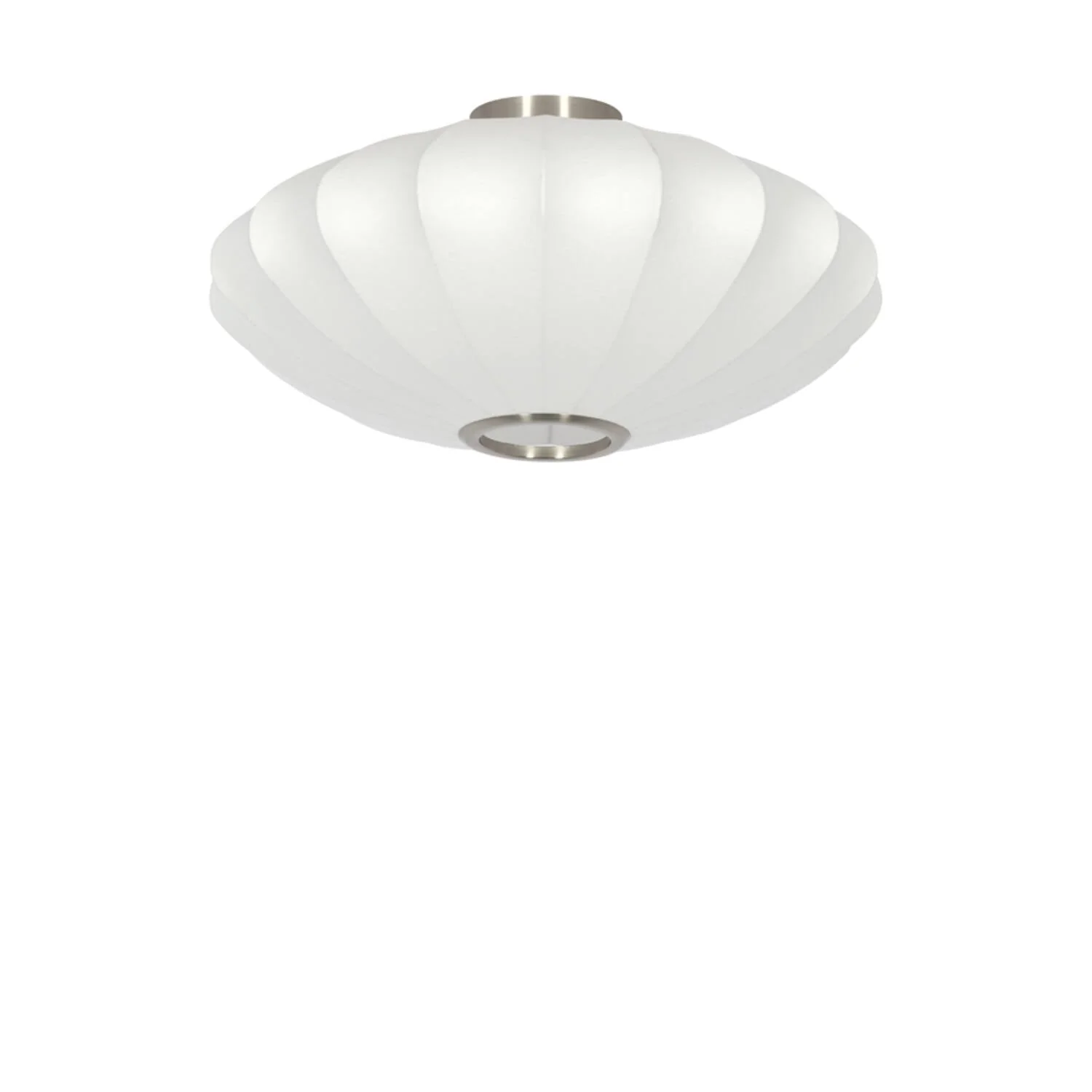 Fay Flush Ceiling Light- White/ Brown Finishes - Image 3