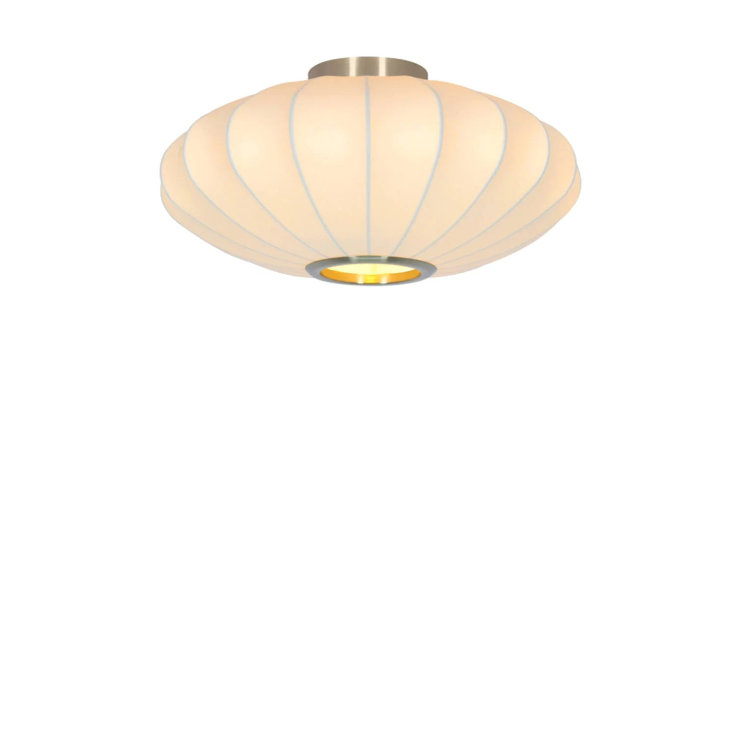 Fay Flush Ceiling Light- White/ Brown Finishes - Image 5