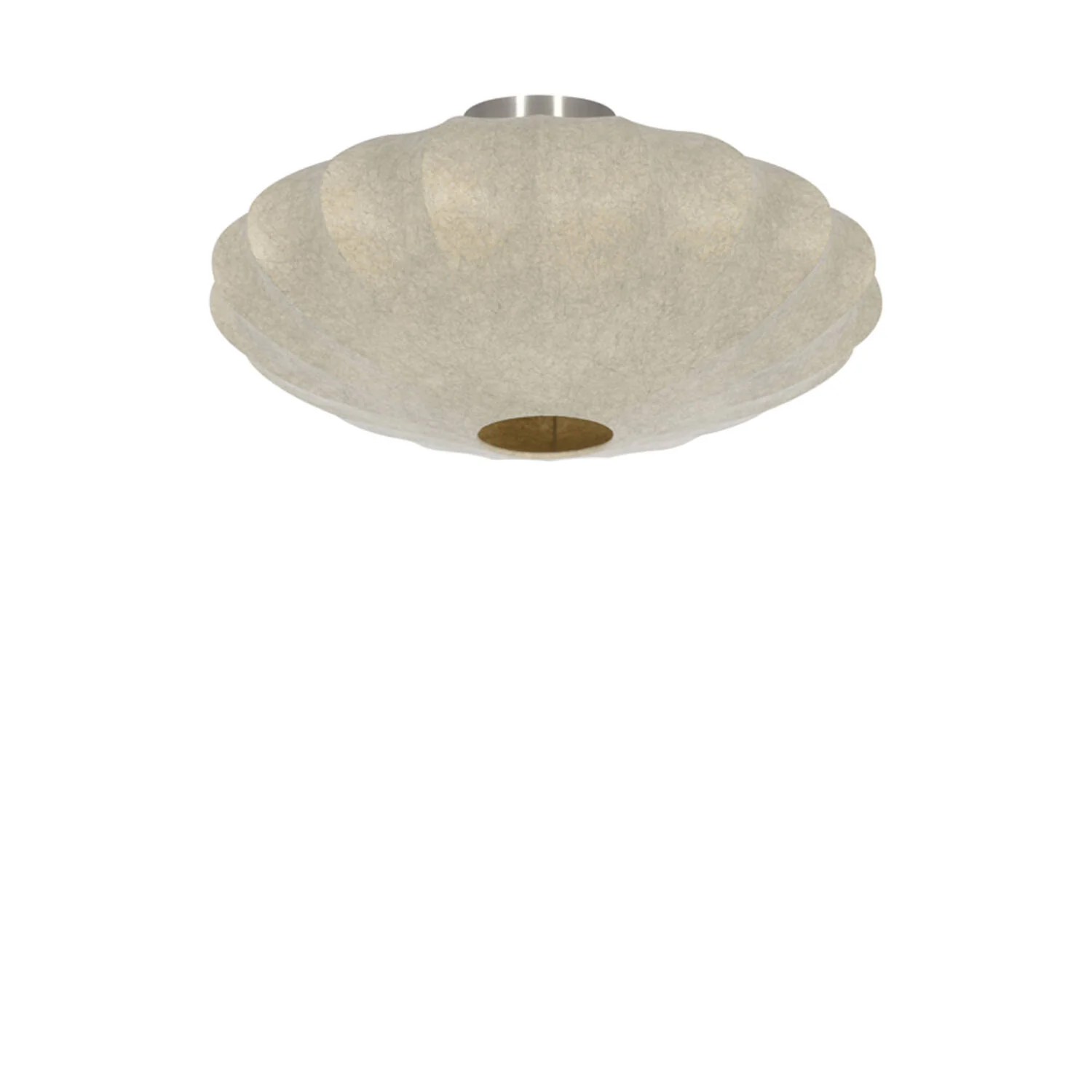 Fay Flush Ceiling Light- White/ Brown Finishes - Image 7