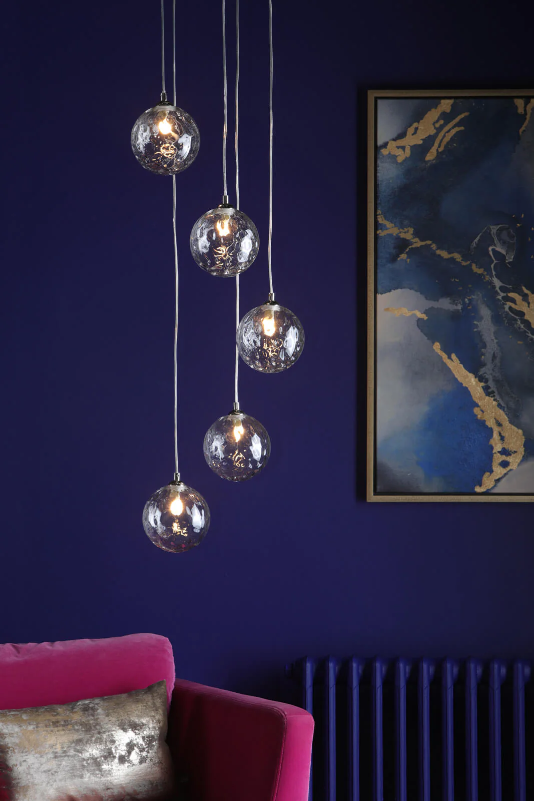 Federico 5 Light Cluster Pendant In Various Finishes - Image 13