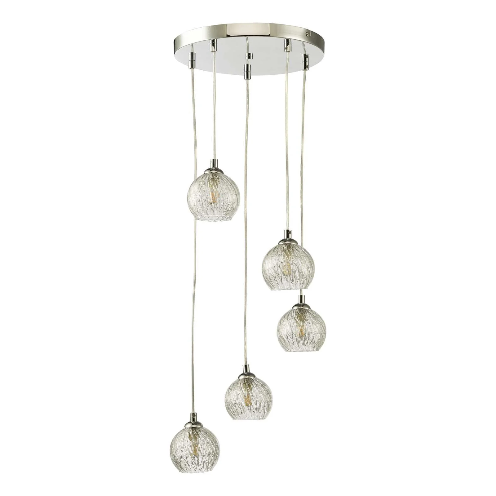 Federico 5 Light Cluster Pendant In Various Finishes - Image 32