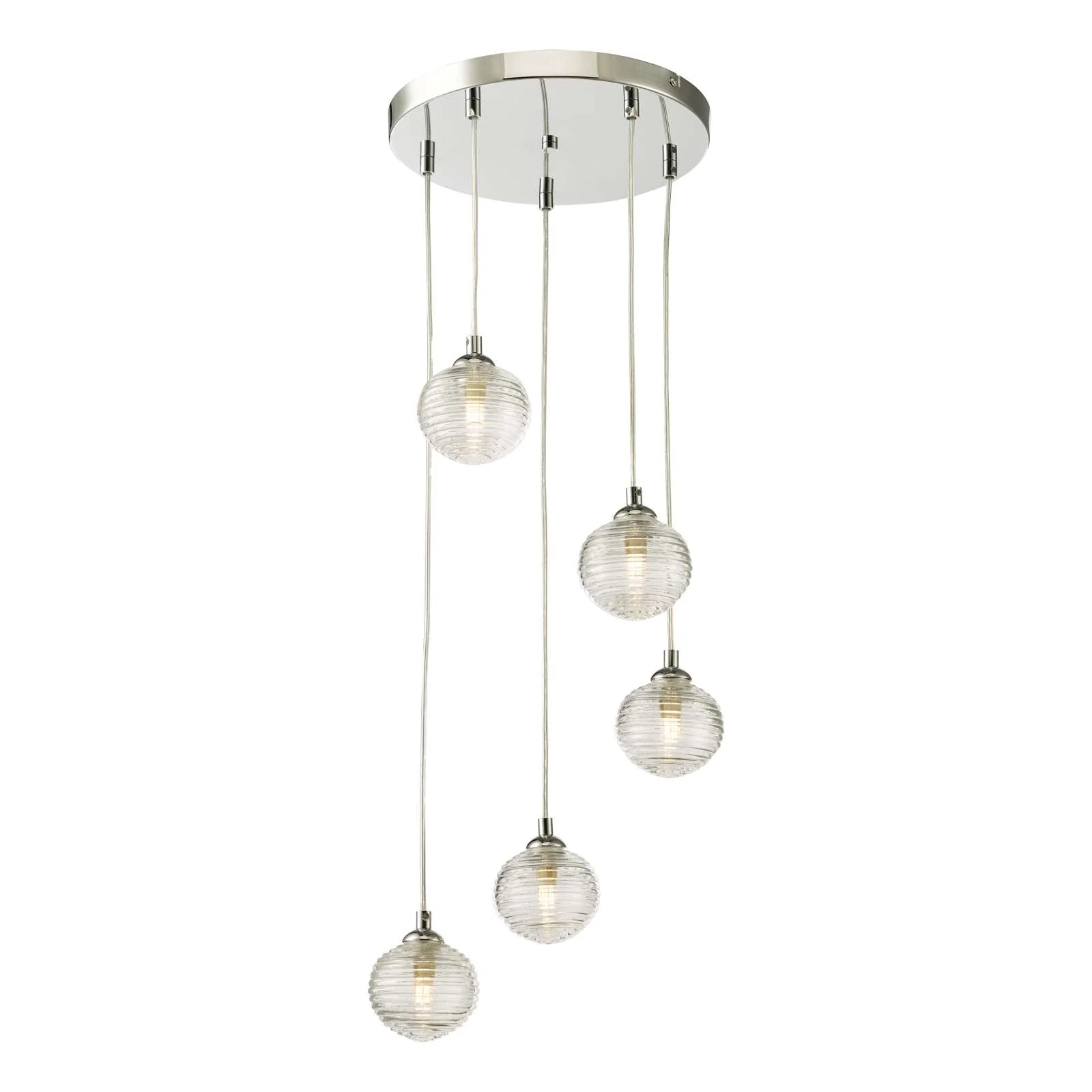 Federico 5 Light Cluster Pendant In Various Finishes - Image 35