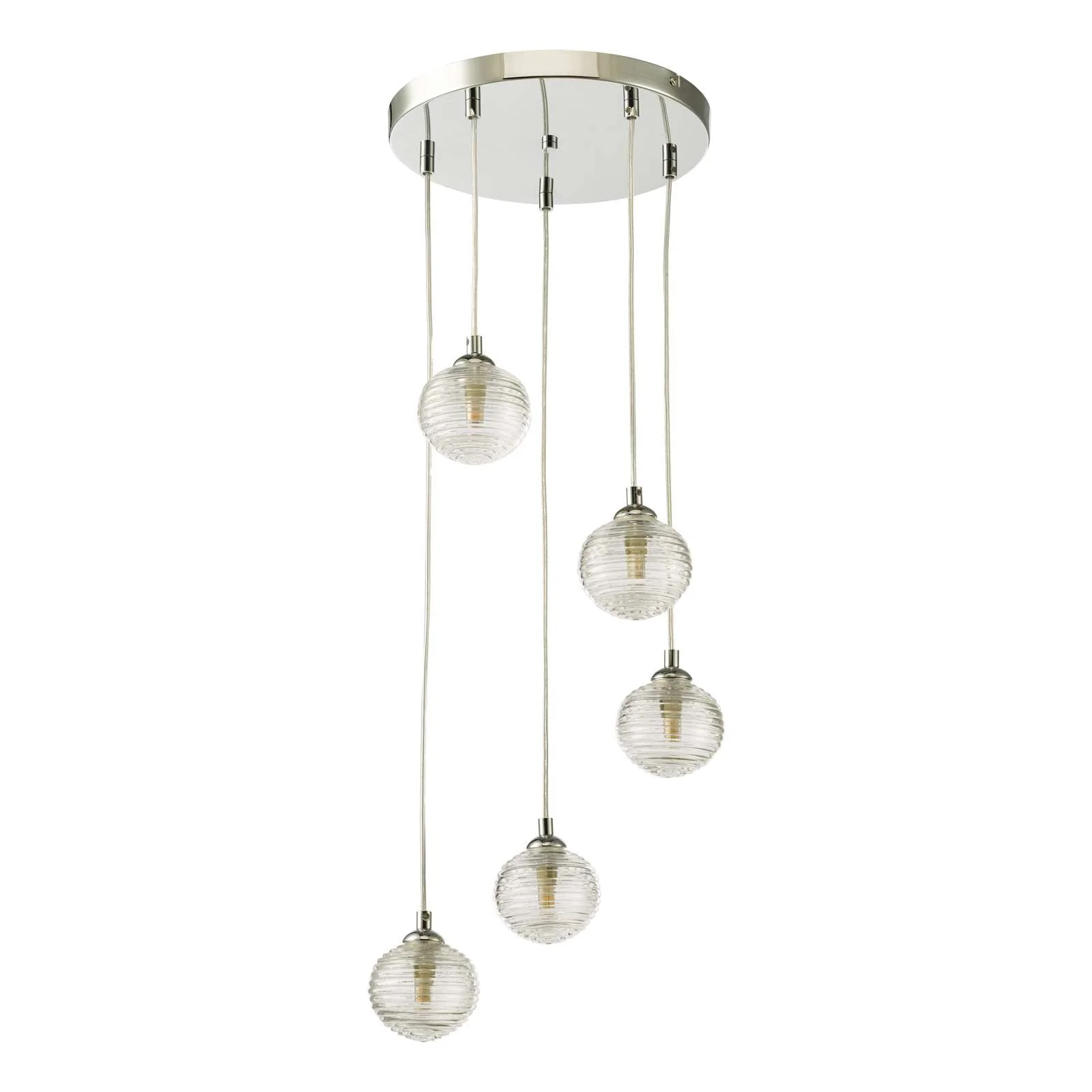 Federico 5 Light Cluster Pendant In Various Finishes - Image 36