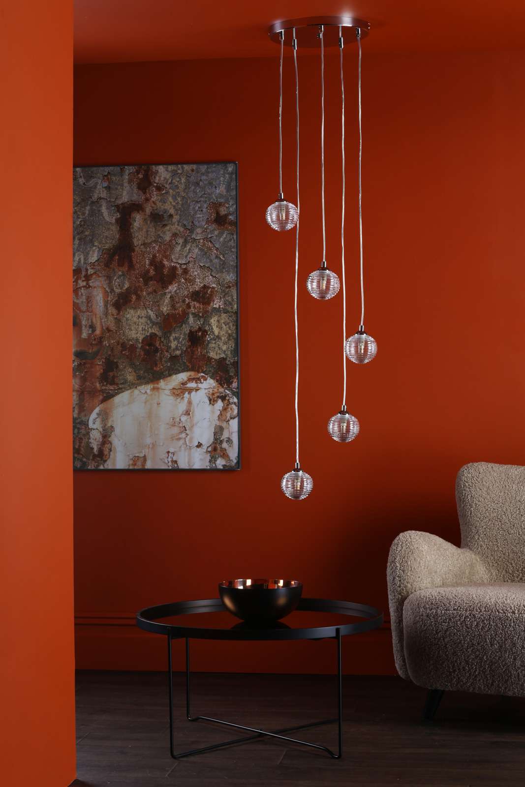 Federico 5 Light Cluster Pendant In Various Finishes - Image 39