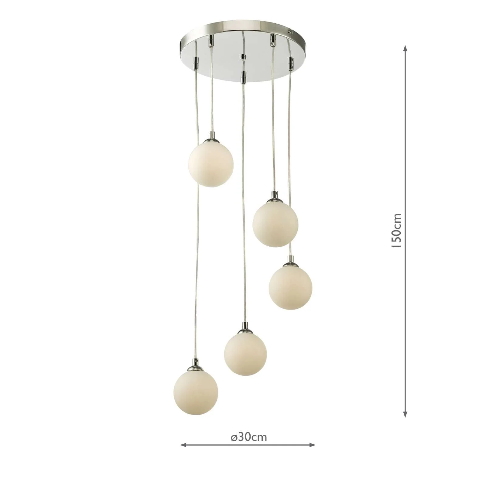 Federico 5 Light Cluster Pendant In Various Finishes - Image 44