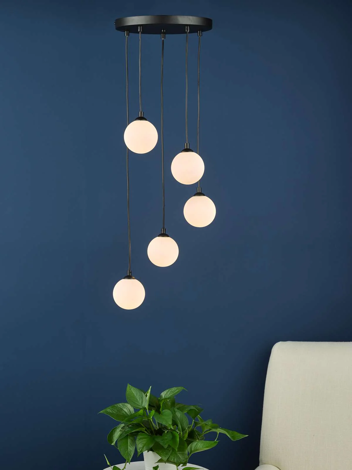 Federico 5 Light Cluster Pendant In Various Finishes - Image 64