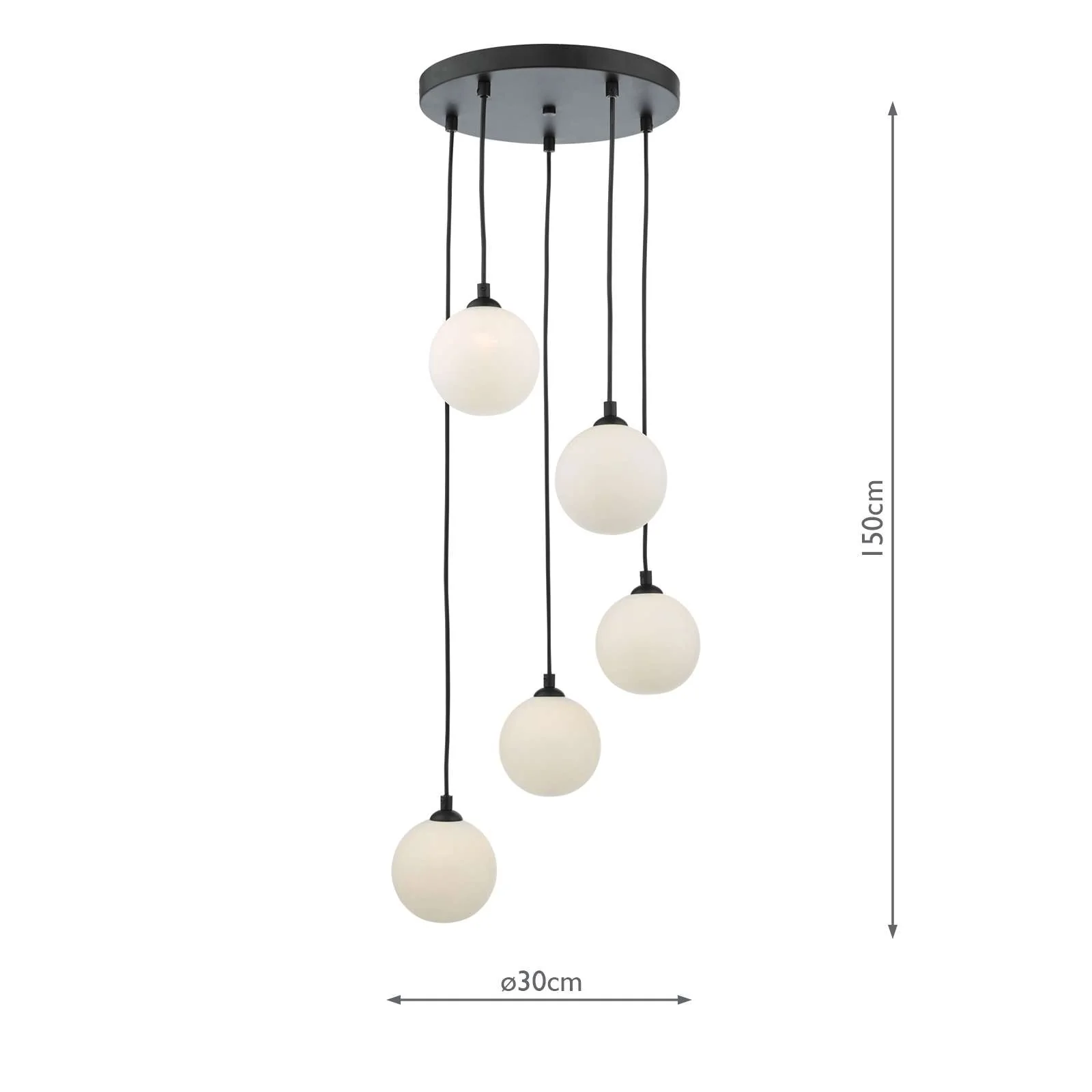 Federico 5 Light Cluster Pendant In Various Finishes - Image 65