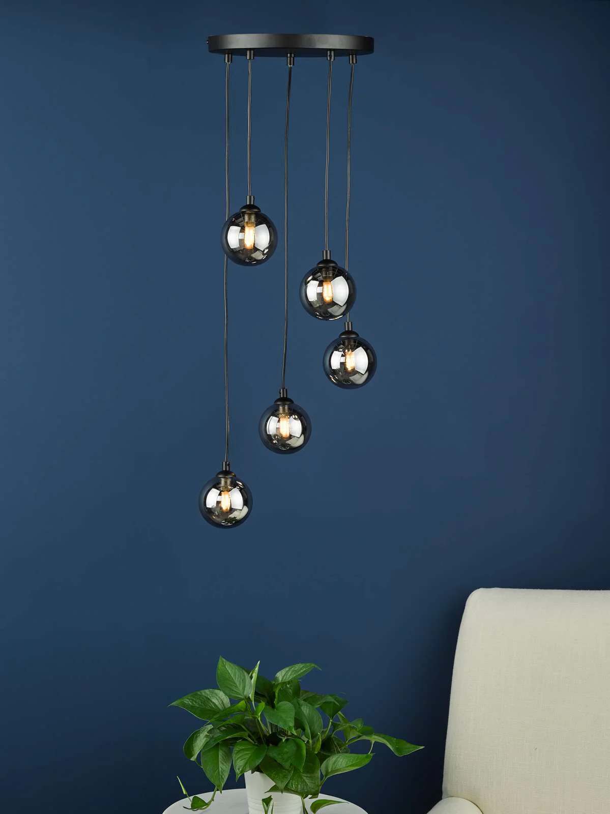 Federico 5 Light Cluster Pendant In Various Finishes - Image 69