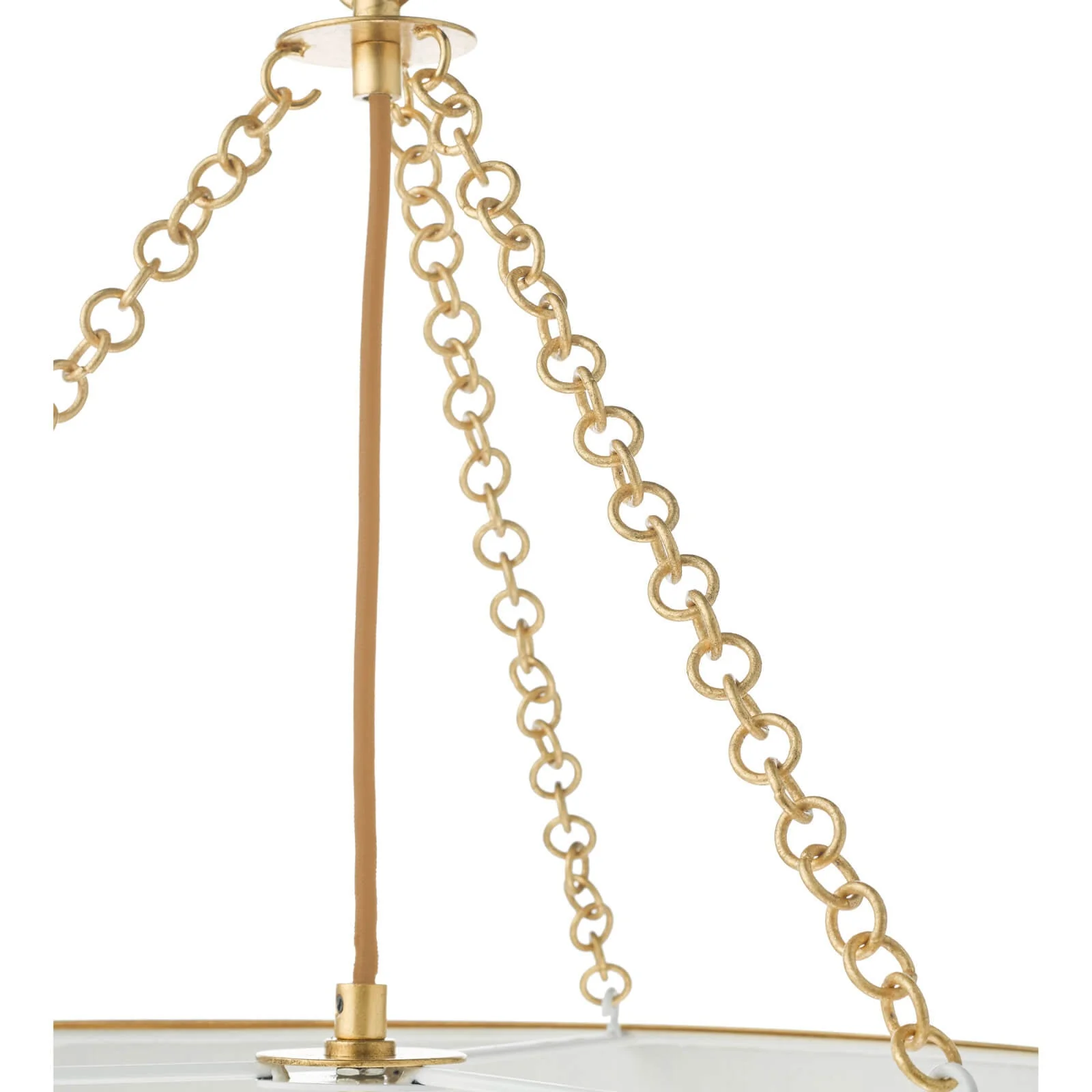 Fenella 5/8Lt Pendant Gold Leaf and Seagrass Shade - Image 4