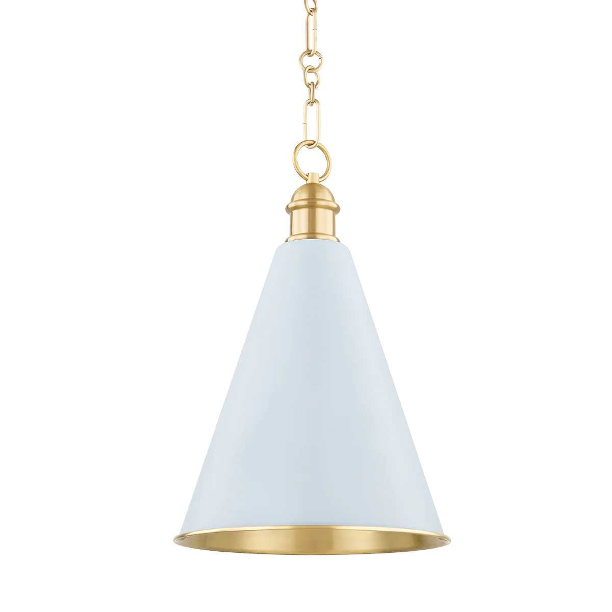 Fenimore 1Lt Pendant - White/Soft Blue - Image 2