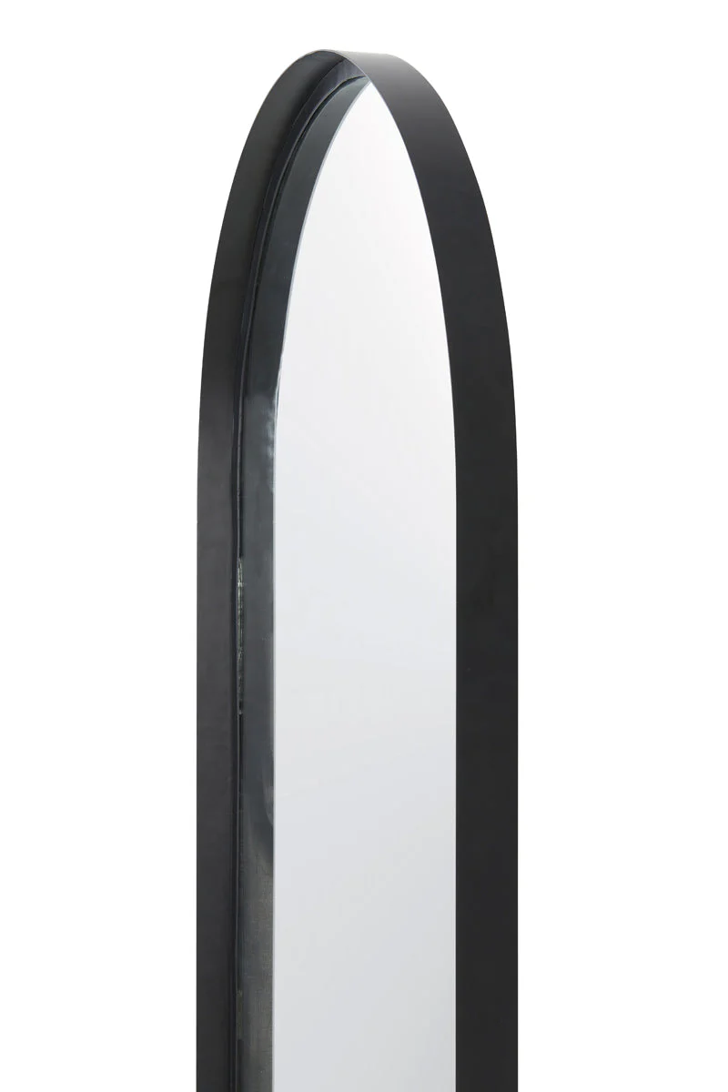 Feres Arched Mirror - Matt Black Finish - Image 4