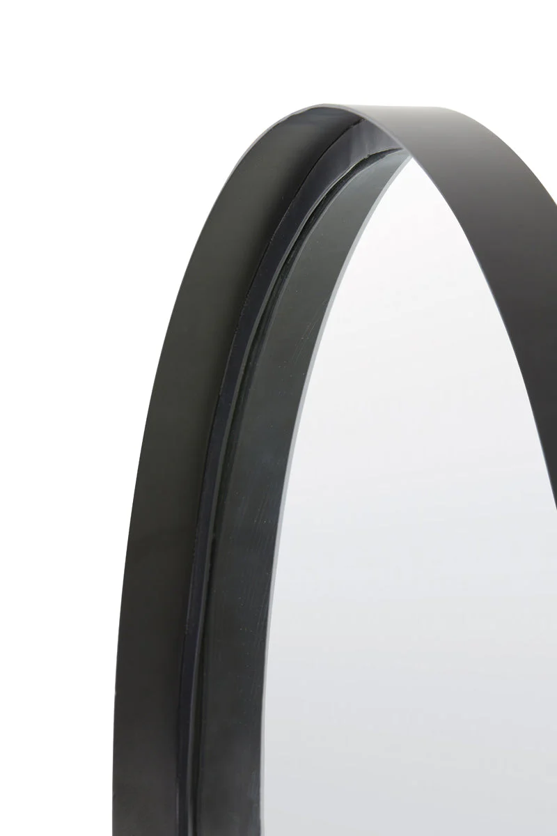 Feres Arched Mirror - Matt Black Finish - Image 5