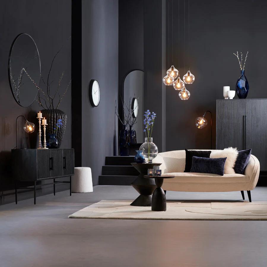 Feres Arched Mirror - Matt Black Finish - Image 6