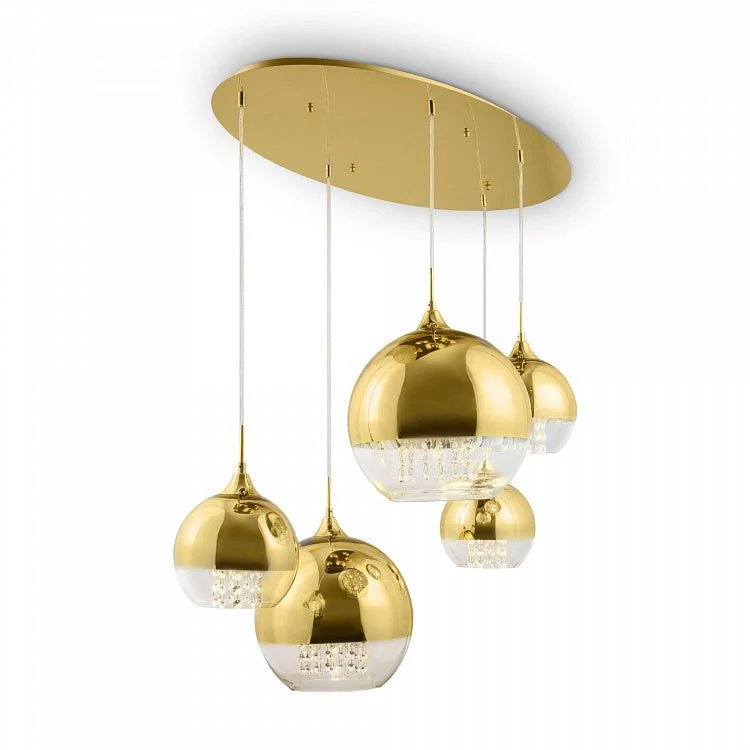Fermi 5lt Pendant Lamp - Gold/Nickel Finish - Image 2