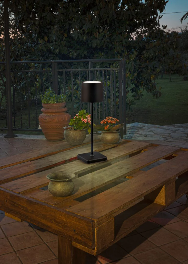 Fernandez LED Outdoor Rechargeable Table Lamp - Various Colours - Image 11