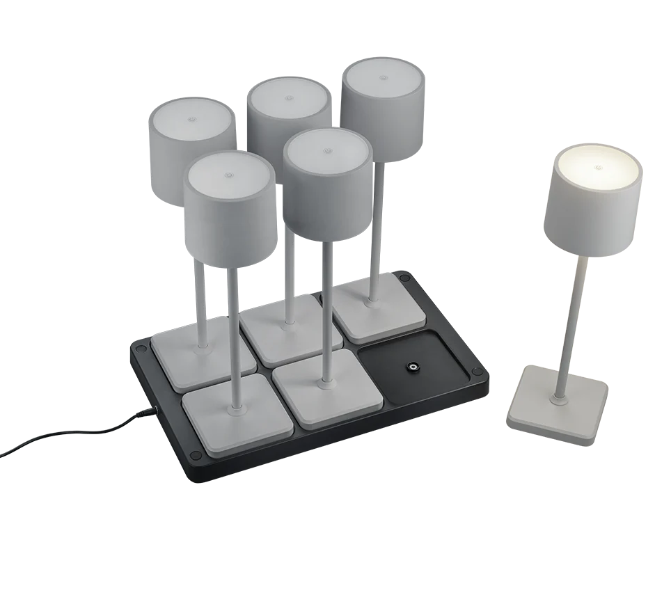 Fernandez Outdoor 6 Light Set With Charging Dock - Various Colours - Image 10