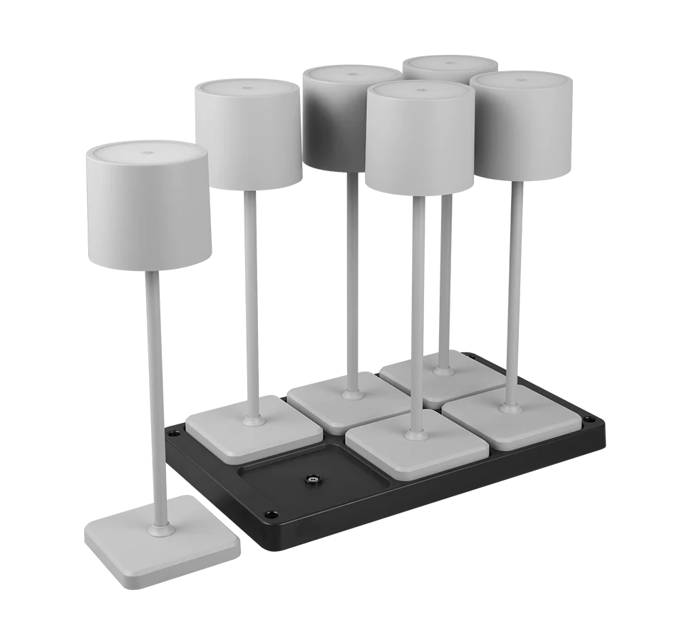Fernandez Outdoor 6 Light Set With Charging Dock - Various Colours - Image 14
