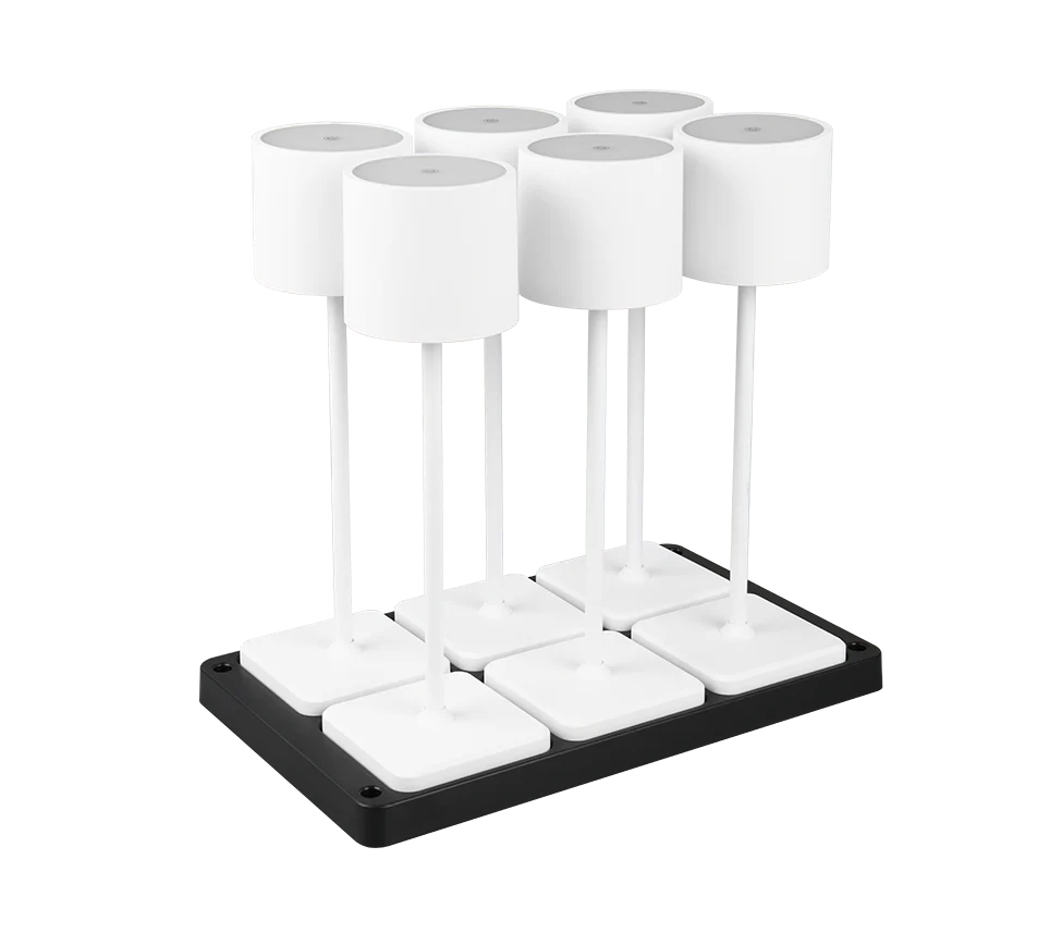 Fernandez Outdoor 6 Light Set With Charging Dock - Various Colours - Image 4