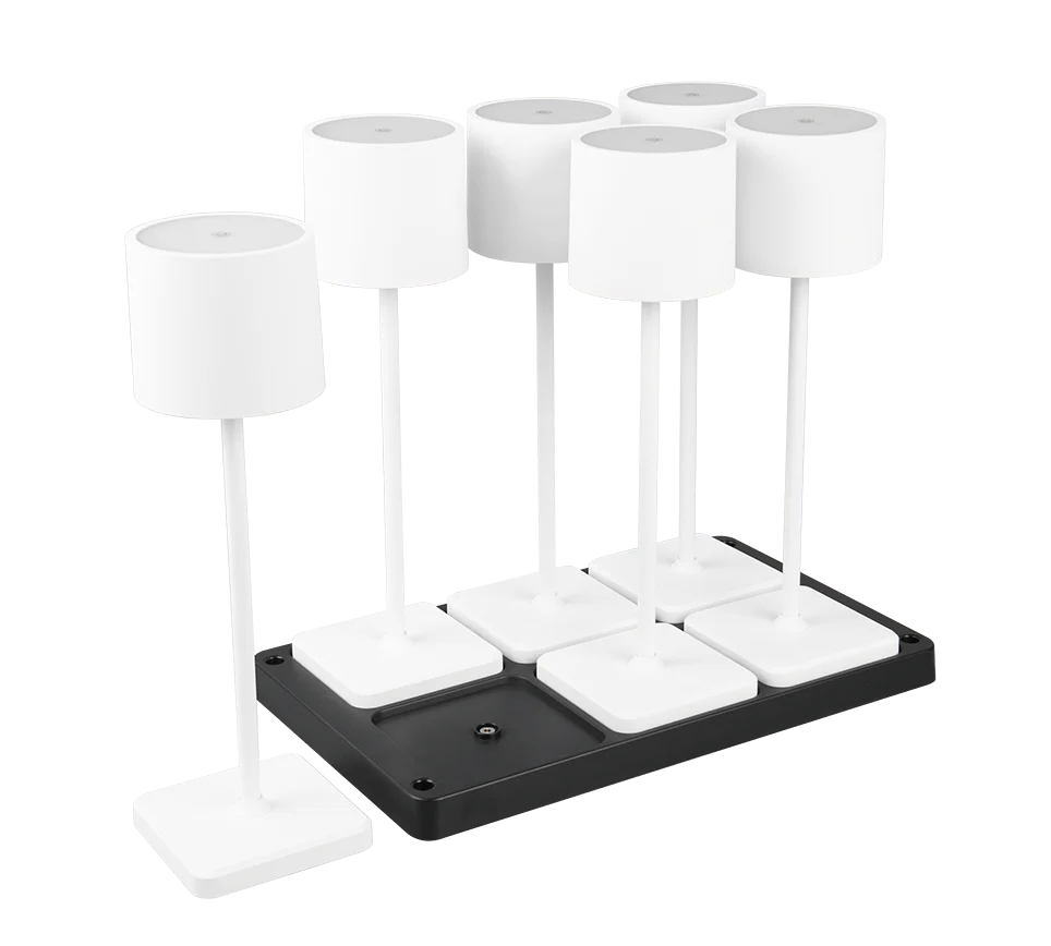Fernandez Outdoor 6 Light Set With Charging Dock - Various Colours - Image 5