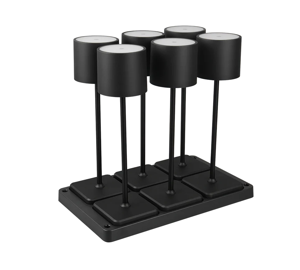 Fernandez Outdoor 6 Light Set With Charging Dock - Various Colours - Image 8